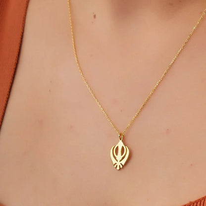 Small Khanda Necklace Pendant